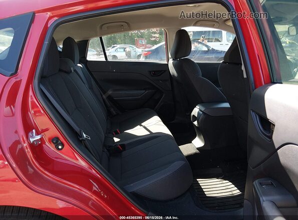 JF1GUABC8R8387837 2024 SUBARU IMPREZA Red Vista de la etiqueta del VIN