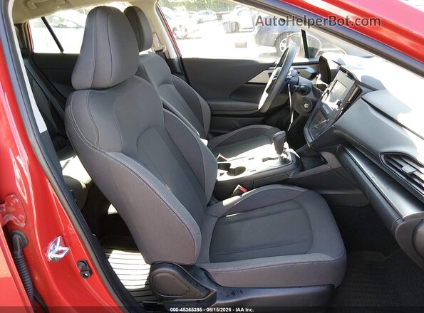 JF1GUABC8R8387837 2024 SUBARU IMPREZA Red Vista interior delantera