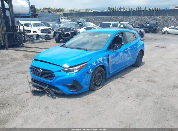 JF1GUABC8R8904151 2024 SUBARU IMPREZA Blue Widok z przodu