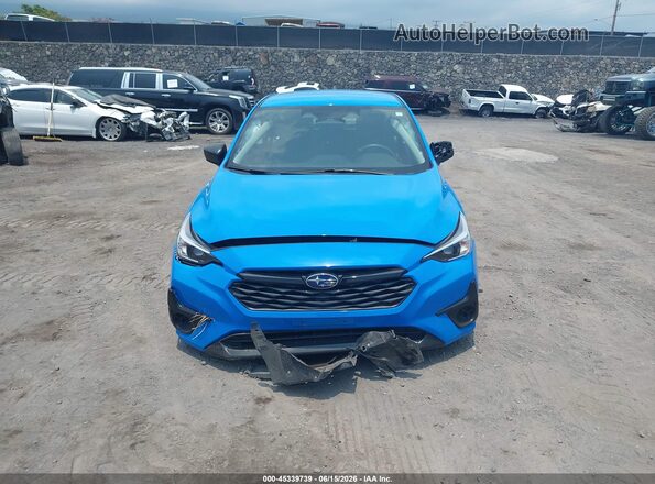 JF1GUABC8R8904151 2024 SUBARU IMPREZA Blue Widok zestawu wskaźników