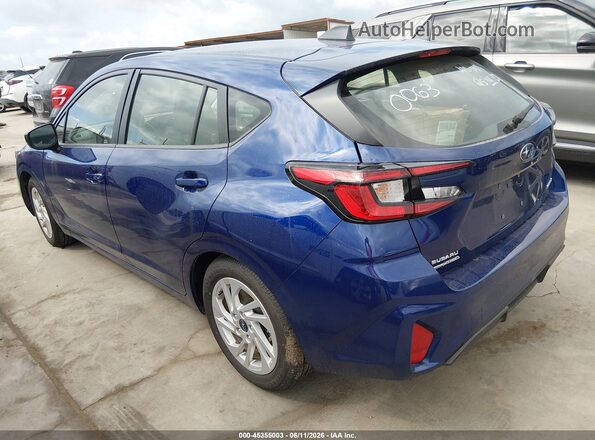 JF1GUABC8S8250063 2025 SUBARU IMPREZA Blue უკანა მარცხენა