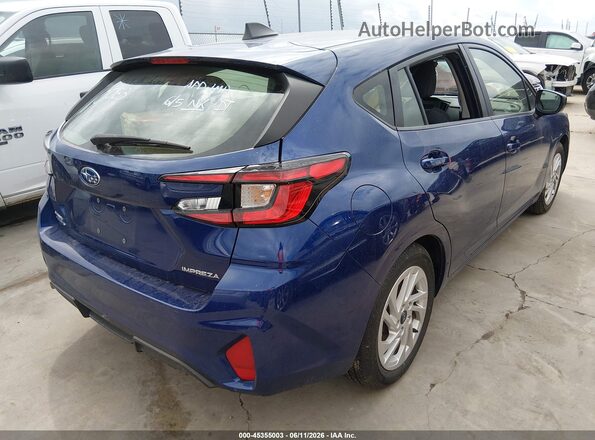 JF1GUABC8S8250063 2025 SUBARU IMPREZA Blue უკანა მარჯვენა