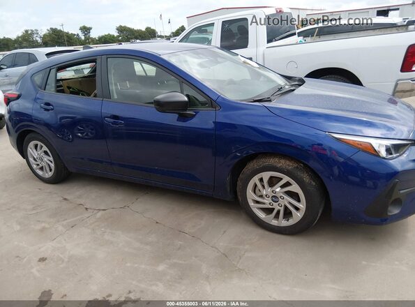 JF1GUABC8S8250063 2025 SUBARU IMPREZA Blue უკანა სალონის ხედი