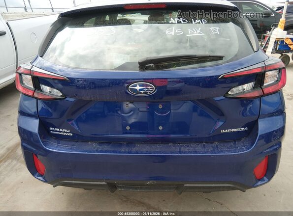 JF1GUABC8S8250063 2025 SUBARU IMPREZA Blue 