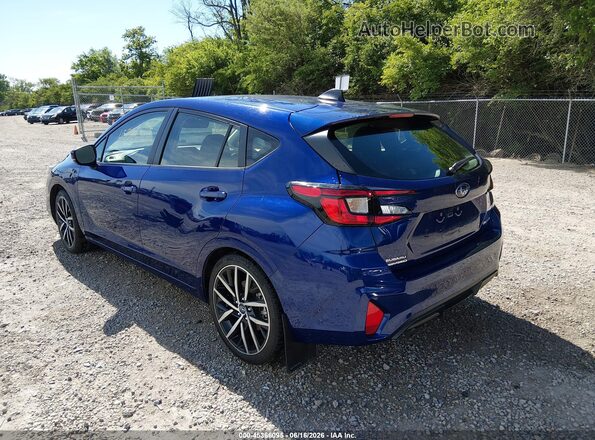 JF1GUAFC0R8328503 2024 SUBARU IMPREZA Blue Rear left