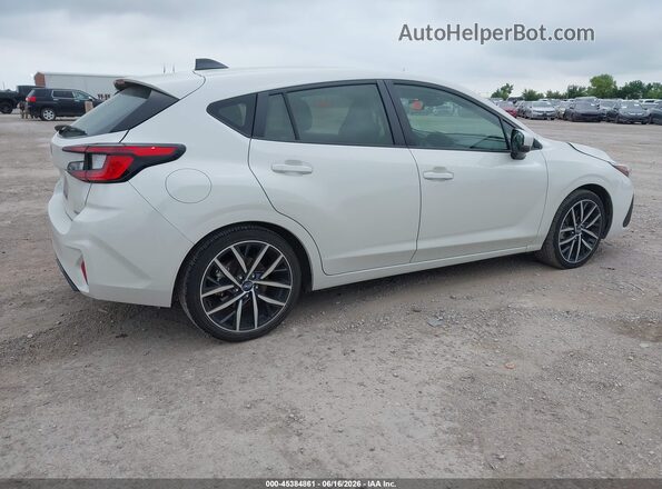 JF1GUAFC4R8310599 2024 SUBARU IMPREZA White Հետևի աջ