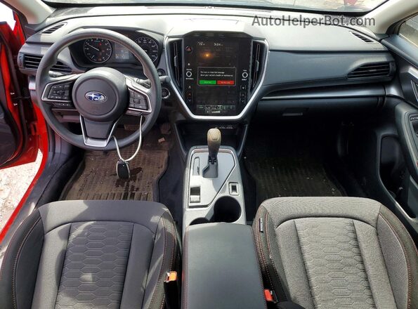 JF1GUAFC4T8200577 2026 SUBARU IMPREZA Red Dashboard view