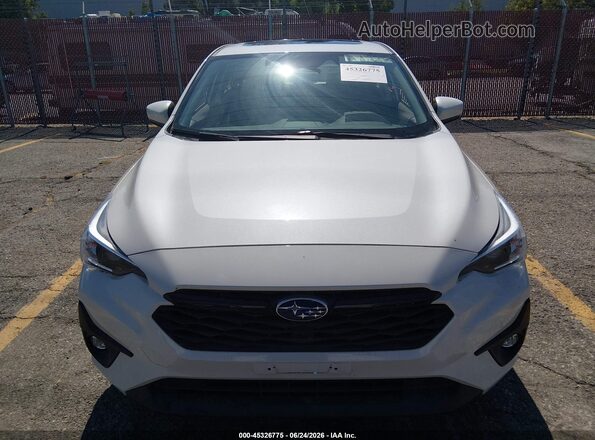 JF1GUAFC8R8896711 2024 SUBARU IMPREZA White Vista del cuadro de instrumentos