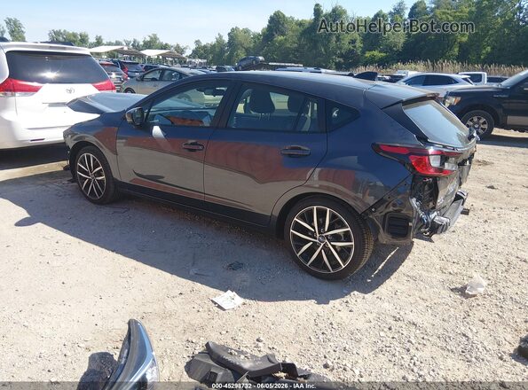 JF1GUAFC8S8327802 2025 SUBARU IMPREZA Черный Задняя левая четверть