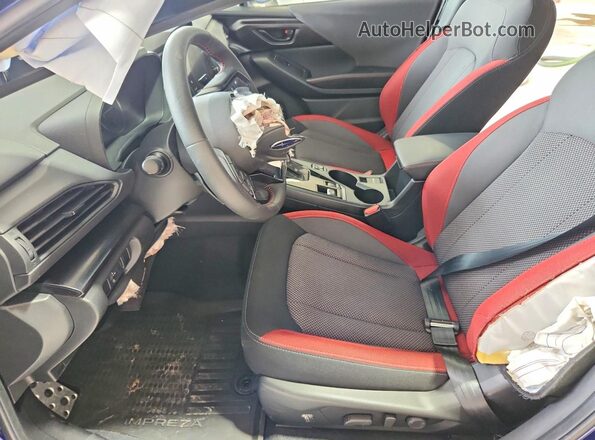 JF1GUHJC0R8229292 2024 SUBARU IMPREZA Blue Front interior view