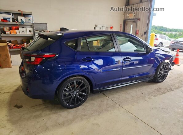 JF1GUHJC0R8229292 2024 SUBARU IMPREZA Blue Rear right