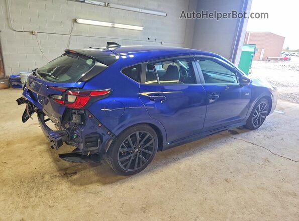 JF1GUHJC1R8262477 2024 SUBARU IMPREZA Blue Rear right