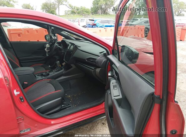 JF1GUHJC7R8350515 2024 SUBARU IMPREZA Red Front interior view