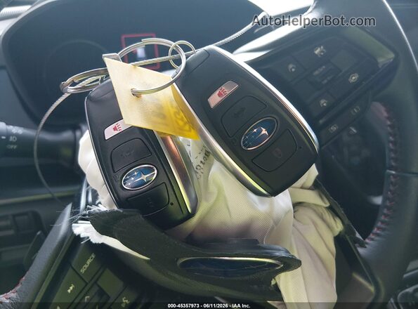 JF1GUHJC7R8350515 2024 SUBARU IMPREZA Red Dashboard view