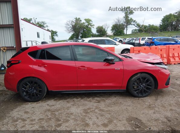 JF1GUHJC7R8350515 2024 SUBARU IMPREZA Red 360 interior view
