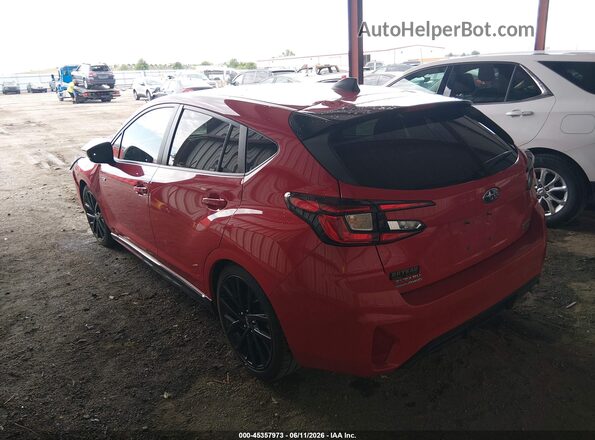 JF1GUHJC7R8350515 2024 SUBARU IMPREZA Red Rear left