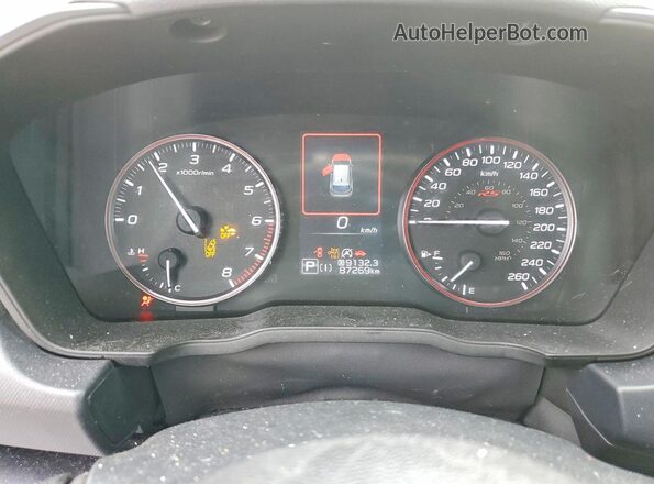 JF1GUHJCXR8860454 2024 SUBARU IMPREZA Белый Вид щитка приборов
