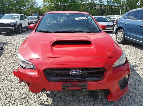 JF1VA1B60H9810171 2017 SUBARU WRX Красный Вид спереди