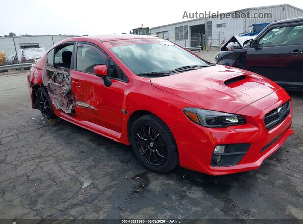 JF1VA1B64G9825416 2016 SUBARU WRX Red სალონის 360-გრადუსიანი ხედი