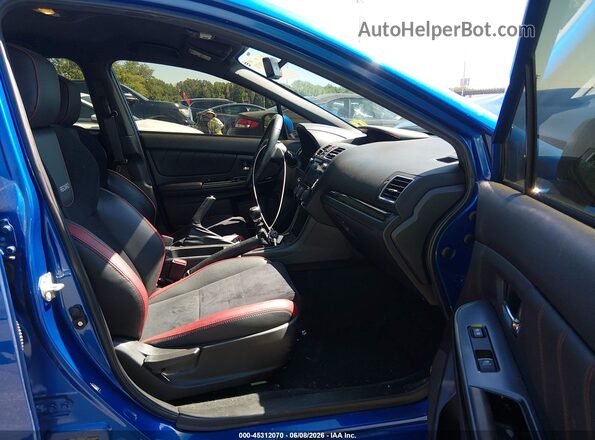 JF1VA1B65L9830490 2020 SUBARU WRX Blue Vista interior delantera