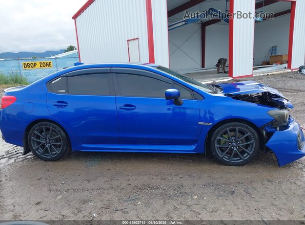 JF1VA1C6XJ9821425 2018 SUBARU WRX Синий Вид задней части салона