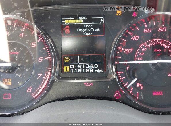 JF1VA1E63G9829162 2016 SUBARU WRX Silver Vista de los asientos traseros
