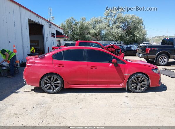 JF1VA1E64G9805274 2016 SUBARU WRX Red Սալոնի հետևի տեսք