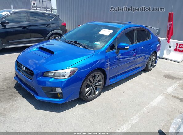 JF1VA1E69G9822376 2016 SUBARU WRX Blue Przód lewy