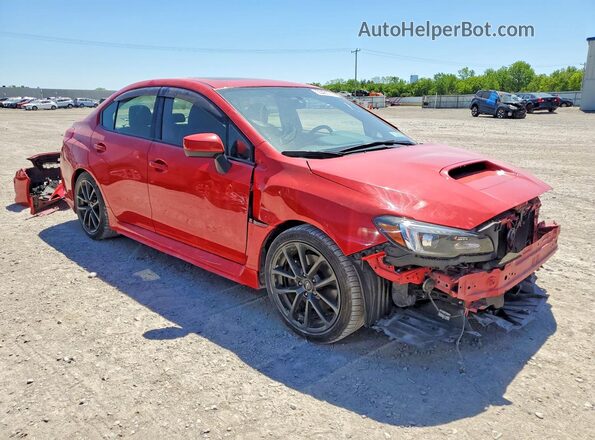 JF1VA1F61J9828002 2018 SUBARU WRX Red Przód prawy