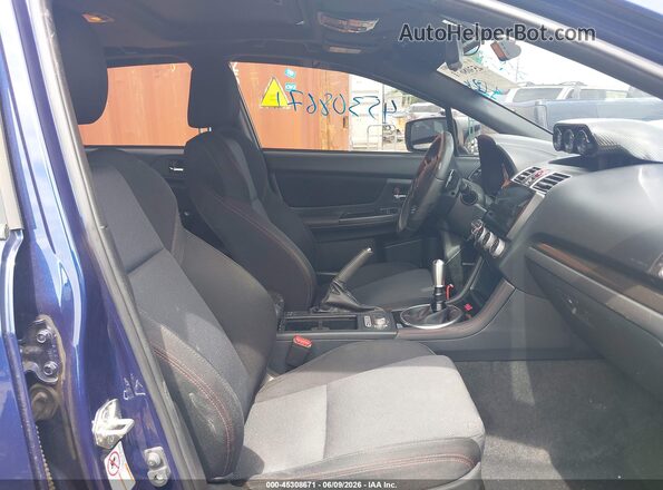 JF1VA1F66H9841211 2017 SUBARU WRX Blue წინა სალონის ხედი