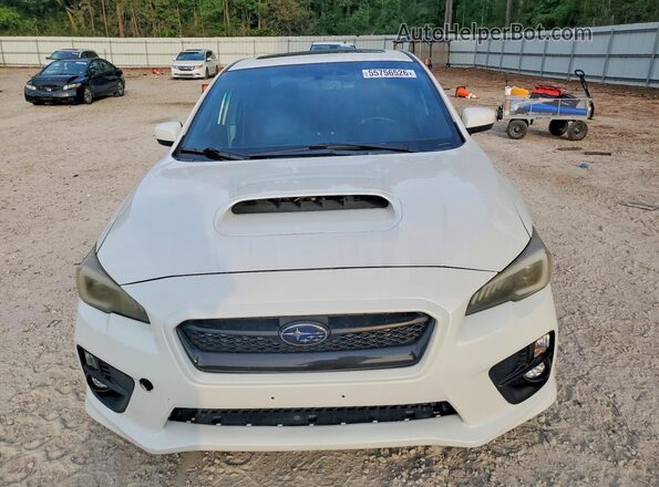 JF1VA1F69G9810873 2016 SUBARU WRX Белый Вид спереди