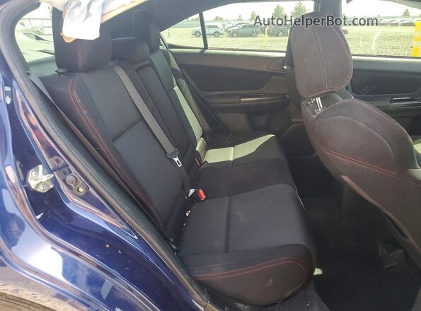 JF1VA1F69K8819801 2019 SUBARU WRX Blue Rear seats view