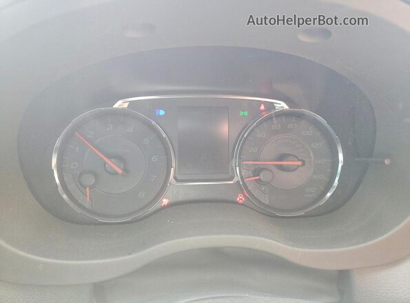 JF1VA1F69K8819801 2019 SUBARU WRX Blue Instrument cluster view