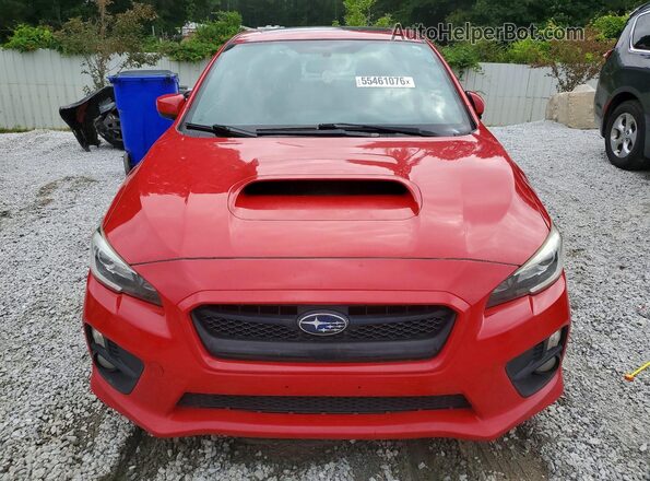 JF1VA1J67G8802199 2016 SUBARU WRX Красный Вид спереди