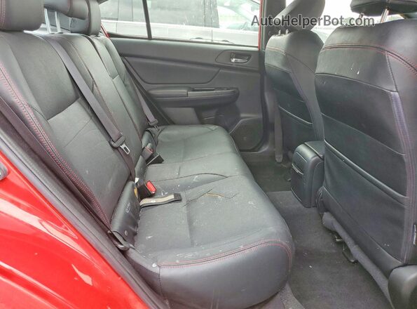 JF1VA1J67G8802199 2016 SUBARU WRX Красный Вид задних сидений