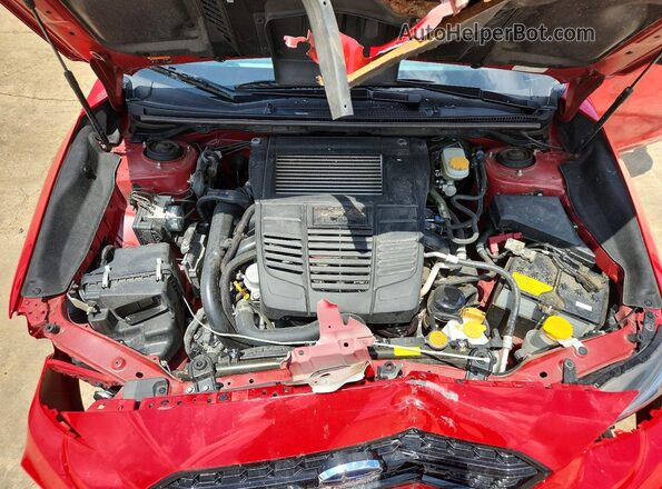 JF1VA1J67L9804071 2020 SUBARU WRX Красный Вид задней части салона