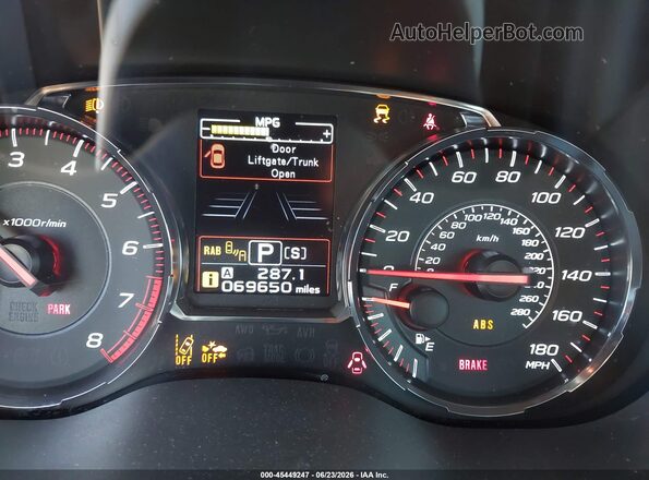 JF1VA1L60J8810004 2018 SUBARU WRX Gray 