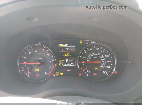 JF1VA1P66M8818588 2021 SUBARU WRX Белый Вид задних сидений
