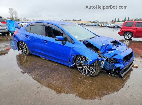 JF1VA2E64M9818771 2021 SUBARU WRX Синий Передняя правая четверть