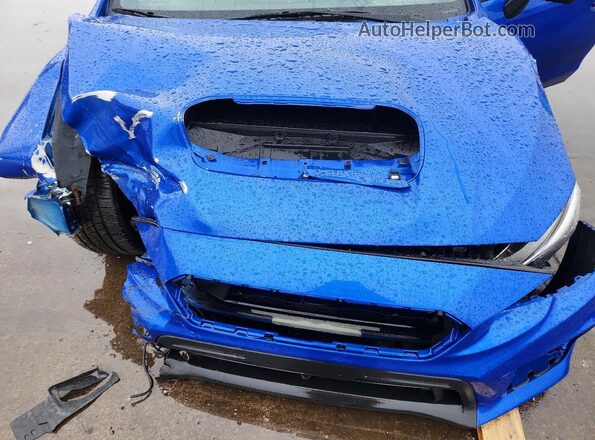 JF1VA2E64M9818771 2021 SUBARU WRX Синий Вид задней части салона