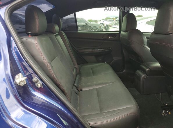 JF1VA2E66L9819676 2020 SUBARU WRX Blue Հետևի նստատեղերի տեսք