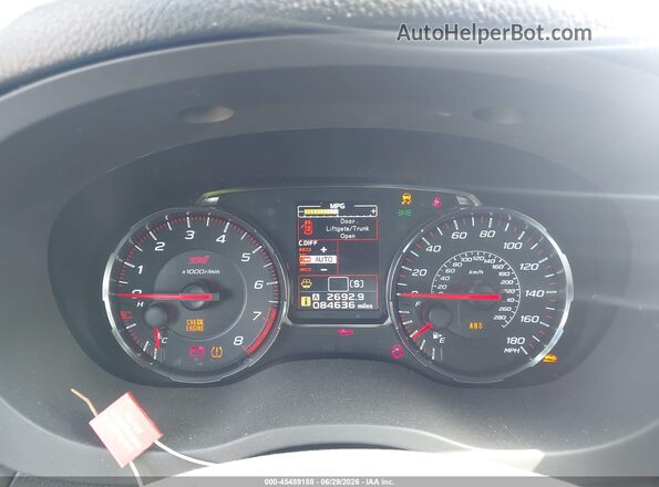 JF1VA2E67L9818696 2020 SUBARU WRX STI Blue Widok tylnych siedzeń