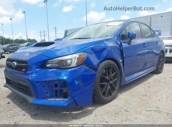 JF1VA2E67L9818696 2020 SUBARU WRX STI Blue Widok z przodu