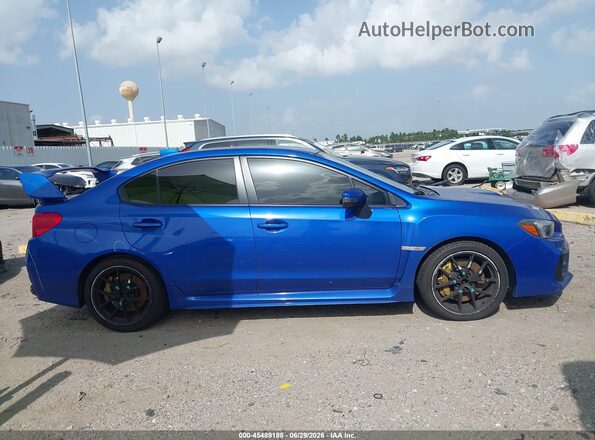 JF1VA2E67L9818696 2020 SUBARU WRX STI Blue Widok wnętrza z tyłu
