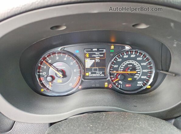 JF1VA2E69M9812657 2021 SUBARU WRX Gray ხელსაწყოთა პანელის ხედი