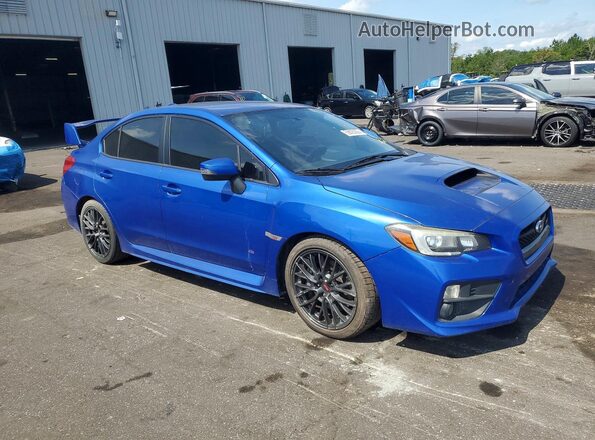 JF1VA2M60G9802007 2016 SUBARU WRX Blue Delantero derecho