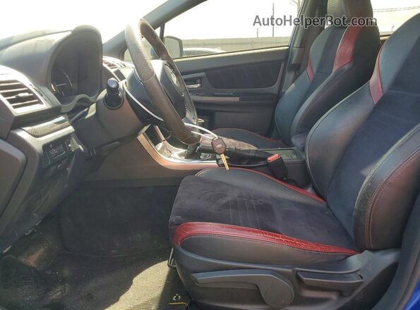 JF1VA2M60G9802007 2016 SUBARU WRX Blue Vista interior delantera