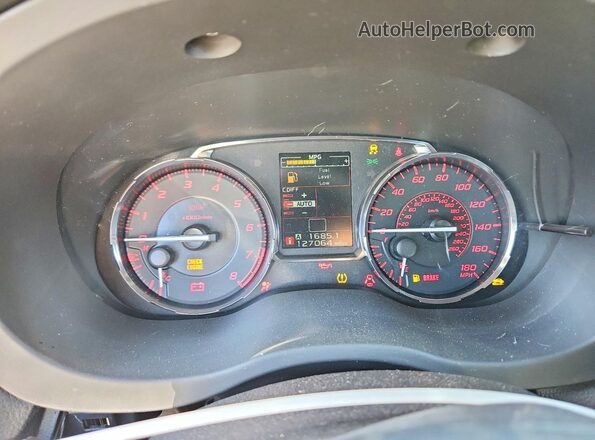 JF1VA2M64G9819070 2016 SUBARU WRX Белый Вид щитка приборов