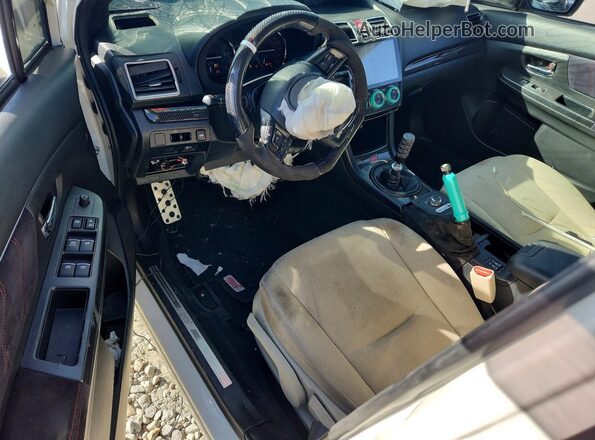 JF1VA2M64G9819070 2016 SUBARU WRX Белый Вид панели приборов