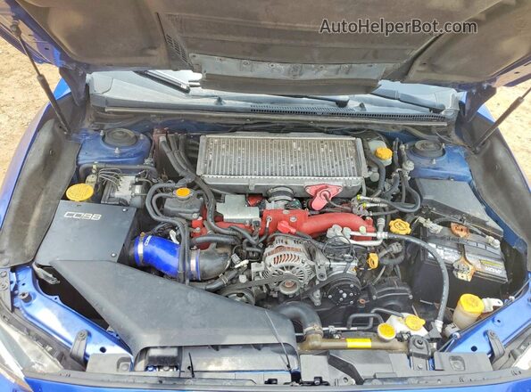 JF1VA2M66H9838639 2017 SUBARU WRX Blue Widok wnętrza z tyłu
